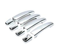 Szwaldaper Autocollants for couvercle de poignée de porte de voiture, for Chevrolet, Captiva, Camaro, Cruze, Malibu, Spark Couvre-poignée de porte extérieure(Silver)