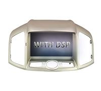 Szwaldaper Autoradio multimédia Android 10.0 Lecteur DVD de Voiture 2 Din Autoradio Navigation GPS WiFi 4G 64G Compatible avec Chevrolet, Captiva 2006-2015 Système multimédia pour Voiture(with dsp)