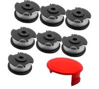 Szwaldaper Bobine de fil de coupe-bordures en nylon TLE-03, 1,6 mm, 4,9 m, for Einhell GE-CT 18/28 Li et GE-CT 18/28 Li TC (7 bobines + 1 housse) Accessoires de jardin