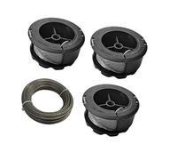Szwaldaper Bobine de fil de rechange for coupe-bordures Bosch F016800570, fil de 1,6 mm, 6 m, for coupe-bordures Bosch GrassCut (3 bobines + 1 fil) Accessoires de jardin