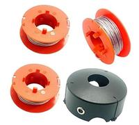 Szwaldaper Bobine et fil for coupe-bordures Bosch, enrouleur automatique, for ART 23 26 30 COMBITRIM EASYTRIM, 8 m, F016800175 (8 bobines + 1 capuchon) Accessoires de jardin(BLACK 3 Spool+1 Cover)