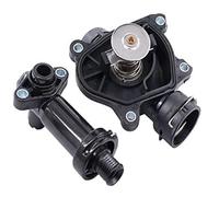 Szwaldaper Boîtier de Thermostat de Liquide de Refroidissement Moteur, for BMW, Série 1 3 5 6 E46 E60 E61 E63 E64 E81 E87 E90 E91 E92 E93 Boîtier de Thermostat