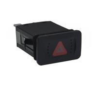 Szwaldaper Bouton de commutation de feu d'avertissement de danger d'urgence, for VW, for Golf, MK4, for Bora, for Jetta, 1998-2006 1J0953235C contrôle des feux de détresse de voiture Interrupteur de f