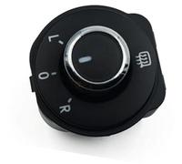 Szwaldaper Bouton de réglage de commande de commutateur de rétroviseur latéral de voiture, for POLO, 6R 2011-2016 6RD 959 565B 6RD959565 6R1959565F 6R0959565B Interrupteur de rétroviseur latéral