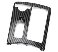 Szwaldaper Cache-porte-gobelets de console centrale en fibre de carbone for W204, W207 et W212, avec enrouleur intégré, for Classe CE Couvercle coulissant du tableau de bord