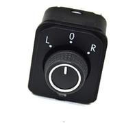 Szwaldaper Commutateur de rétroviseur de voiture, for Passat, 3G B8 5T3G0959565C 3G0959565 3G0959565A Bouton de commutation de commande de rétroviseur Interrupteur de rétroviseur latéral