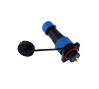 Szwaldaper Connecteur carré étanche Sp16 2/3/4/5/6/7/8/9 Broches IP68 for câble d'alimentation, fiche mâle et Prise Femelle connecteur étanche Durable(Square 5p)