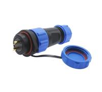 Szwaldaper Connecteur étanche à Bride Sp2110, connecteur de câble d'alimentation IP68 à 2/3/4/5/7/9/12 Broches, fiche mâle et Prise Femelle connecteur étanche Durable(7 Pin)