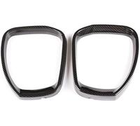 Szwaldaper Coque de rétroviseur latéral for Land Rover, Range, Sport, Vogue et Discovery 2010-2021 (couleur: argent) Cadre de rétroviseur(BLACK Carbon Fiber)