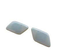 Szwaldaper Couvercle de buse pulvérisation d'eau phare pare-chocs avant style voiture, capuchon lave-phare, for NISSAN, for Tiida 2004-2012 Cache-phares pour voiture(BLACK LH and RH)