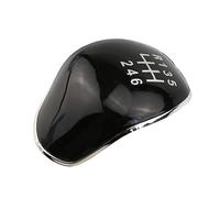 Szwaldaper Couvercle de capuchon pommeau levier vitesse voiture MT, insert remplacement 5/6 vitesses, for Ford, for Focus 2 3 MK2 MK3 2009 - 2018, for pièces Fiesta(6 Speed Black)