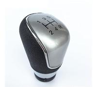 Szwaldaper Couvercle de coffre guêtre pommeau levier vitesse 5/6 vitesses, for Ford, for Fiesta MK7, for Focus MK2 FL NK3 C-max B-max S-max, for Galaxy MK3, for Kuga, for Transit(5-Speed Silver)