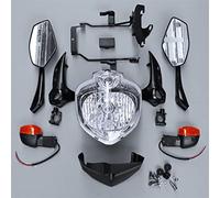 Szwaldaper Ensemble de Support de Phare de Moto, rétroviseurs, Clignotants, for, FZ6S, FZ6N, for Fazer, 2007, 2008, 2009, 2010 Témoin Lumineux de Moto