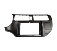 Szwaldaper Fascia Voiture 9 Pouces pour Kia Rio 2012-2015, Adaptateur Montage Tableau de Bord, kit Garniture Cadre DVD Double Din Cadre Audio pour Tableau de Bord de Voiture(Only Frame)