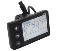 Szwaldaper for 24V36V48V60V Scooter électrique Conversion LCD Affichage S866 avec connecteur étanche 6P VTT Conversion LCD Panneau pièces Écran d'affichage pour Trottinette électrique
