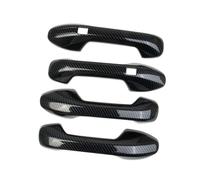 Szwaldaper For Hyundai, Palisade 2019-2024 poignées de porte extérieures de voiture accessoires de garniture de couverture ABS en Fiber de carbone Couvre-poignée de porte extérieure