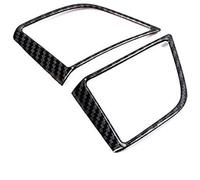 Szwaldaper for Hyundai, Tucson 2015-2020, bouton de commutation volant couleur fibre carbone couverture à paillettes accessoires décoration intérieure Autocollant décoratif pour jantes de voiture