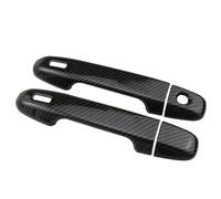 Szwaldaper For Toyota, CHR C-HR 2016-2020 Chrome carbone poignées de porte extérieures de voiture couvre bols attraper capuchon autocollants Couvre-poignée de porte extérieure(Carbon With Smart)