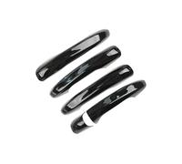 Szwaldaper Garniture noire de couvercle de poignée de porte de voiture 4 pièces, for, ABCE GLA GLB GLC classe W247 2022 Couvre-poignée de porte extérieure