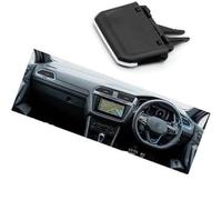 Szwaldaper Grille de ventilation avant de voiture for tableau de bord, Clip de sortie d'air réglable, for VW, for, 2017 - 2022 Clip pour grille d'aération de voiture(BLACK RHD-Right 1PC)