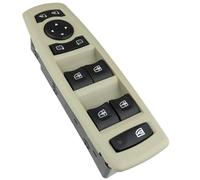 Szwaldaper Interrupteur de lève-vitre, for Fluence LZ 1.5 DCI, for Megane III, for Laguna 254000006R Bouton commande électrique principal Interrupteur de fenêtre(BLACK Beige)