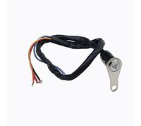 Szwaldaper Interrupteur de moto en acier inoxydable ALLUMÉ ÉTEINT Bouton commutateurs étanche à montage réglable du guidon DC12V Lumière d'alarme Remplacement du garde-boue du scooter électrique