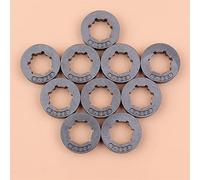 Szwaldaper Jante de pignon d'embrayage chaîne 325 "17MM, for scies STIHL MS251 MS250 MS240 MS241C MS231 MS230 MS210 021 023 024 025, 10 pièces par Lot Kit d'embrayage