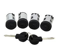 Szwaldaper Jeu de barillets de Serrure de Porte, for Fiat, Scudo, citroën, XM XANTIA SYNERGIE expédition Jumpy 1995-2007 9170.AY 4162C9 Serrure de Porte de Voiture(4pcs Barrel)