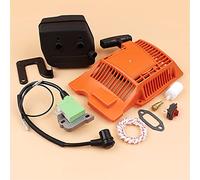 Szwaldaper Kit de bobine d'allumage de démarreur à traction, pièces de rechange for tronçonneuse, for Husqvarna, for 268 272 272XP 503615571 503102405 503 47 69-01 Démarreur à rappel pour tronçonneuse
