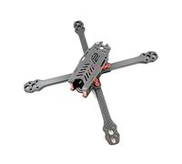Szwaldaper Kit de cadre de quadrirotor FPV Freestyle True X en Fiber de carbone, Drone RC 5030 5045 5145, hélice RunCam FOXEER Remplacement du carburateur de la tondeuse à gazon(Schwarz)