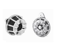 Szwaldaper Kit de couvercle klaxon filtre d'admission à air CNC chromé for moto, for Harley, Touring 2017-Up Road King Street Electra Glide FLHR Filtre à air pour moteur de vélo