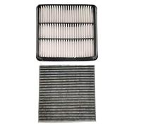 Szwaldaper Kit de filtre de voiture, for Geely, Boyue, for Geely, Atlas moteur climatiseur filtre 2 pièces ensemble OEM 2032007600 8022003800 Filtre à air(BLACK Filter 2 set)