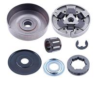 Szwaldaper Kit de pignon jante tambour d'embrayage 3/8 "-7, for STIHL, MS660 066 064 MS640 MS661, pièces rechange avec rondelle, roulement à aiguilles e-clip Kit d'embrayage