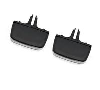 Szwaldaper Kit de réparation de Clips coulissants de sortie de Grille de ventilation avant et arrière de voiture, for VOLVO, XC90 2016 - 2024 Clip pour grille d'aération de voiture(BLACK 2 pcs)