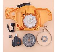 Szwaldaper Kit de roulement bande frein pompe à huile jante pignon tambour d'embrayage démarreur rembobinage recul, for Partner, 350 351 Démarreur de tronçonneuse