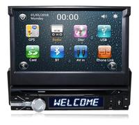 Szwaldaper Lecteur de Navigation GPS DVD de Voiture 1din 7 Pouces, for autoradio Universel 7 Pouces WiFi Bluetooth MP5 Lecteur multimédia Lien Miroir Système multimédia pour Voiture