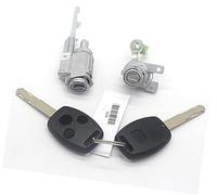 Szwaldaper Loquet de Serrure de Porte Automatique Ensemble Complet de serrures, Interrupteur d'allumage, Barillet Porte, pour, pour Accord 2003 - 2007(Black IG S Switch L Lock)