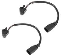 Szwaldaper Lot de 2 buses de lave-glace à jet gicleur gauche/droite avec chauffage, for Skoda, for Octavia, MK1 1996-2004, 5J0955986 Buse de lave-glace