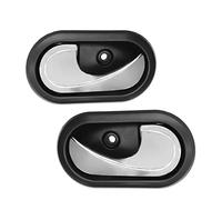Szwaldaper Lot de 4/2/1 poignées de porte intérieures de voiture, for Renault, Logan, Dacia, Sandero 2012-2016 8200733848 8200733847 Poignée de porte intérieure de voiture(Front Left and Right)