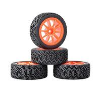 Szwaldaper Lot de 4 éponges for pneus et Roues HPI, for Tamiya, 1/10 1:10 Touring Car RC 910-8014 Pneus pour Voitures télécommandées(Rot)