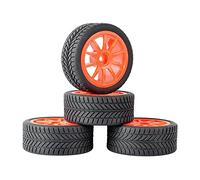 Szwaldaper Lot de 4 pneus antidérapants en éponge for HSP Racing, Voiture Tout-Terrain RC 1/10 1:10 910-6085 Ensemble de Roues de Course RC(910R-6085)