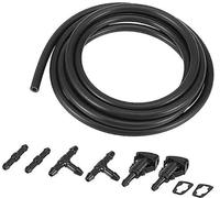 Szwaldaper Lot de 7 buses de lave-glace avant avec connecteurs de 2 mètres for DODGE, Ram, Chrysler, 5113049AA Buse de lave-glace