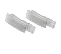 Szwaldaper Lumières blanches de miroir vanité visière lumière, for VW, for Golf GTi, for EOS, for Jetta, for Passat CC, for Éclairage de plaque d'immatriculation de voiture