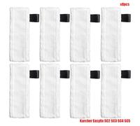 Szwaldaper Nouveaux chiffons en microfibre for balai à vapeur, brosse à tête, accessoires for aspirateur à main EasyFix SC2 SC3 SC4 SC5, grattoir à verre Pièces détachées pour balai vapeur(Set8)