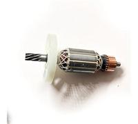 Szwaldaper Pièces de Rotor for pioche électrique HM0810 HM0810T 0840 0850, 7 dents, Armature universelle, Rotor, ancre, Stator, remplacement de bobine Rotor d'induit(BLACK With Bearing)