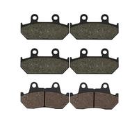 Szwaldaper Plaquettes de frein avant et arrière moto, for GL 1500 A Aspencade Interstate 90-00 GL1500 Goldwing 98-00 VFR750F 86-87 Jeu de plaquettes de frein pour moto(Front and Rear)