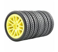 Szwaldaper Pneus antidérapants for Roues, for HSP, for HPI, 1/10 1:10 on-Road Speed Car RC 9062-6085 Ensemble de Roues de Course RC(9062Y-6085)