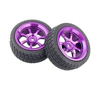 Szwaldaper Pneus en Caoutchouc de Roue en Aluminium, for HSP, for HPI, Voiture de Route 1:10 RC 107P-6017 - RC 107P-8014 Pneus pour Voitures télécommandées(107P-8005)