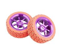 Szwaldaper Pneus en Caoutchouc de Roue en Aluminium, for HSP, for HPI, Voiture de Route 1:10 RC 107P-6017 - RC 107P-8014 Pneus pour Voitures télécommandées(107P-8015)