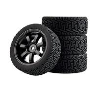 Szwaldaper Pneus et Roues adhérents, for HSP, for HPI, for Tamiya, 1/10 1:10 on-Road Speed Car RC 9005-8014 Pneus pour Voitures télécommandées(9005B-8014)